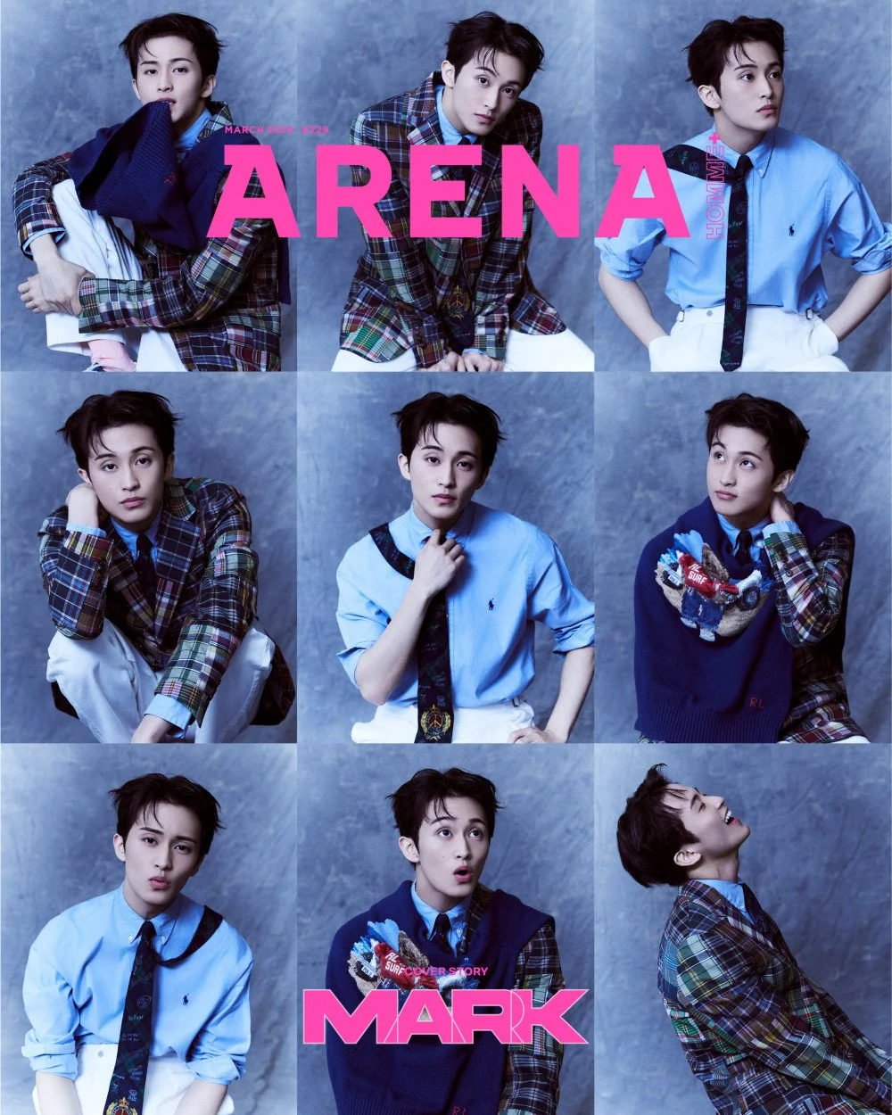 NCT’s Mark Takes Center Stage on the March Cover of ‘Arena Homme Plus’