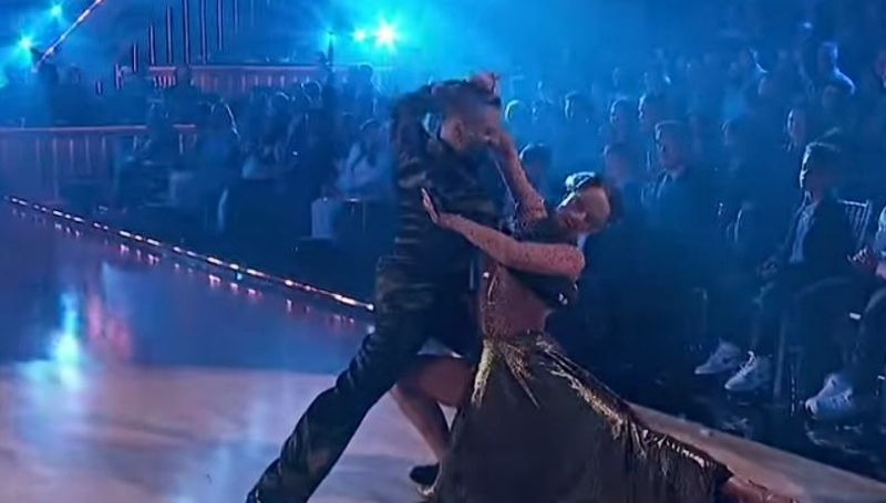 Whitney and Mark impress with their Tango - DWTS - YouTube