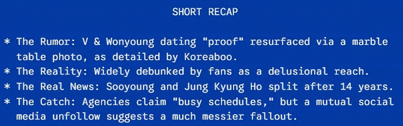 A short recap